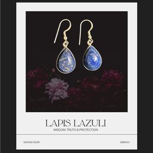 Lapis Lazuli 925 Sterling Silver Earrings